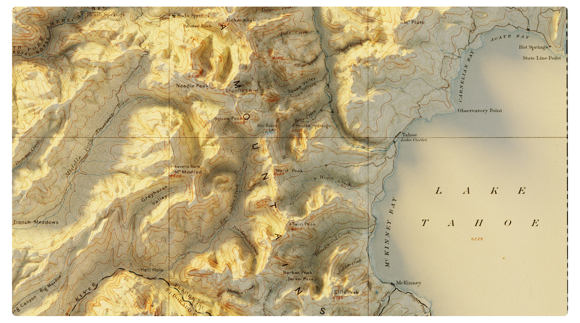 thumbnail of Truckee, California map